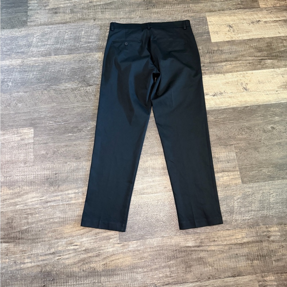 Haggar Men's Black Dress Pants - Picture 2 of 8